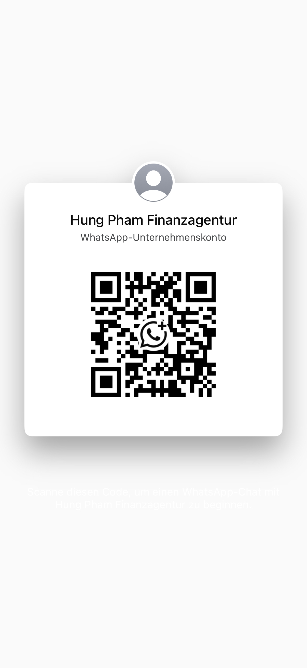 WhatsApp QR Code